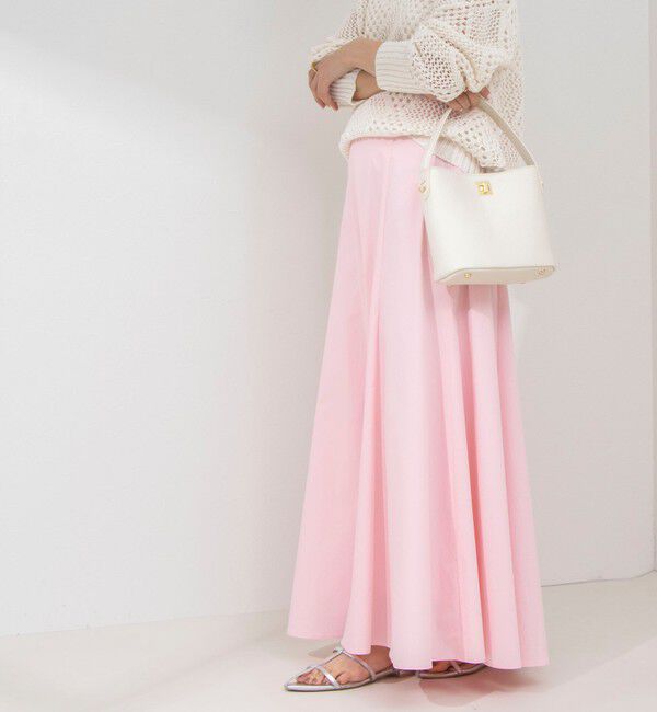 NOLLEY'S sophi「ウォッシャブルタイプライターフレアロングスカート」|スカート|