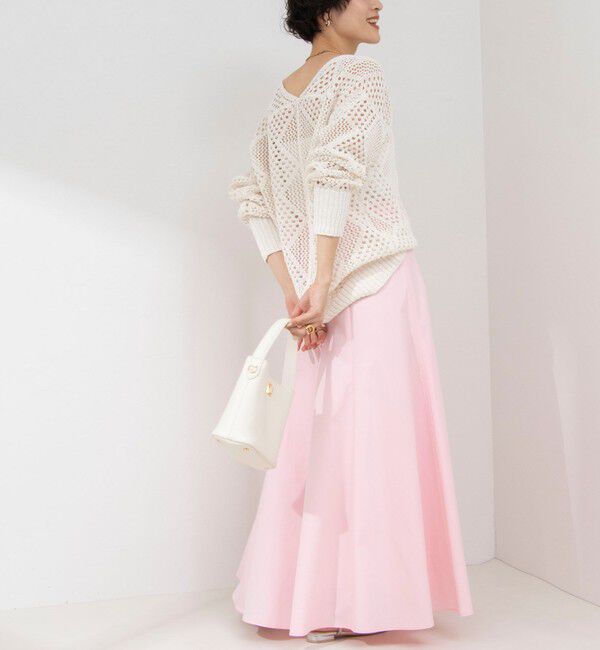 NOLLEY'S sophi「ウォッシャブルタイプライターフレアロングスカート」|スカート|