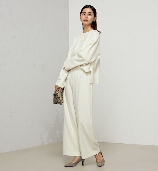 NOLLEY'S「《セットアップ対応》ウォッシャブル両面起毛イージーワイドパンツ」|その他|