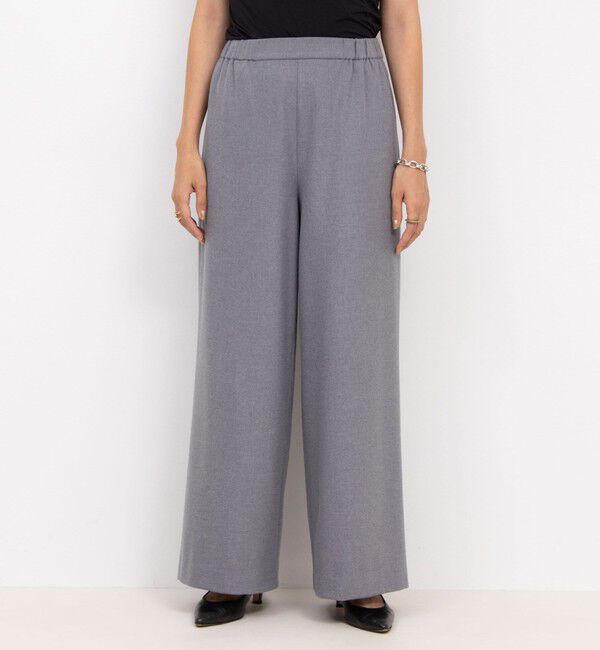 NOLLEY'S「《セットアップ対応》ウォッシャブル両面起毛イージーワイドパンツ」|その他|