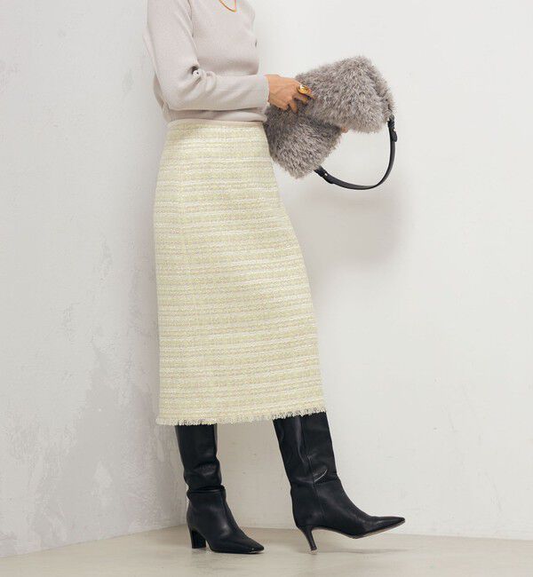 NOLLEY'S sophi「ラメファンシータイトスカート」|タイト|