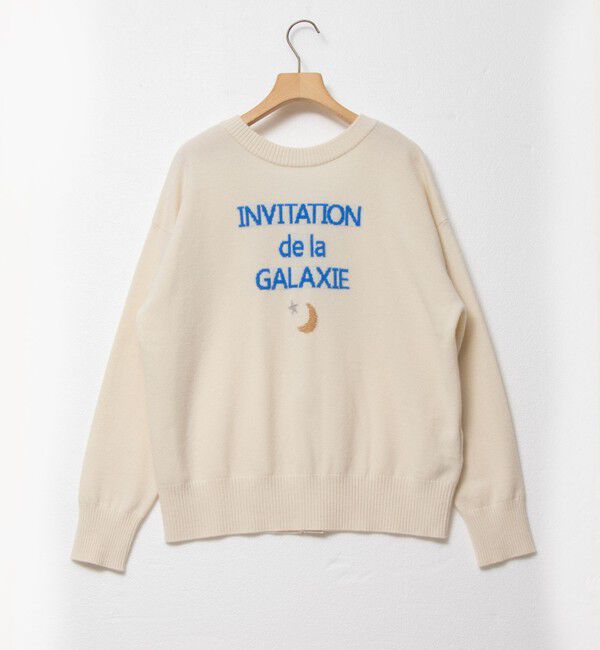 Rie Miller「《手洗い可能》ロゴジャガード2WAYニット(星)」|カーディガン|