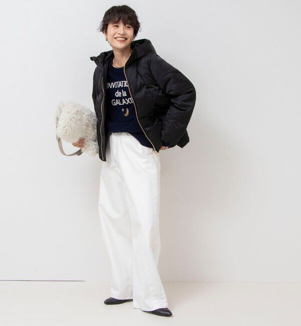 Rie Miller「《手洗い可能》ロゴジャガード2WAYニット(星)」|カーディガン|