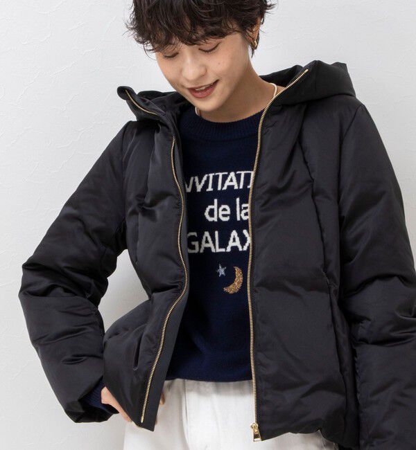 Rie Miller「《手洗い可能》ロゴジャガード2WAYニット(星)」|カーディガン|