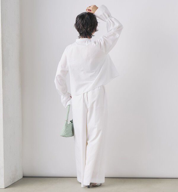 NOLLEY'S「ウォッシャブルエクセルテックタンブラー2タックワイドパンツ」|その他|