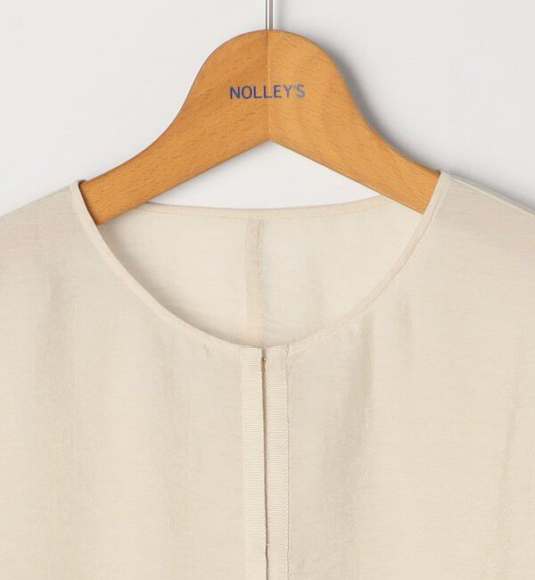 NOLLEY'S「シアーシルクペプラムブラウス」|シャツ・ブラウス|