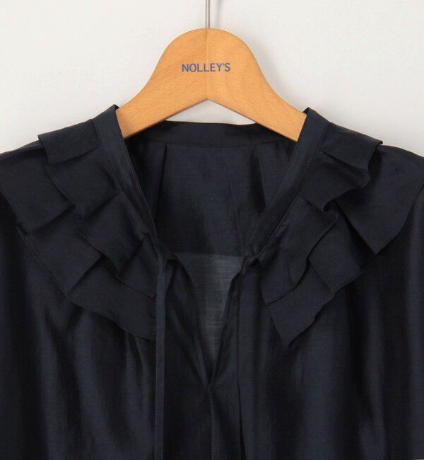 NOLLEY'S「ラッフル衿シアーブラウス」|シャツ・ブラウス|