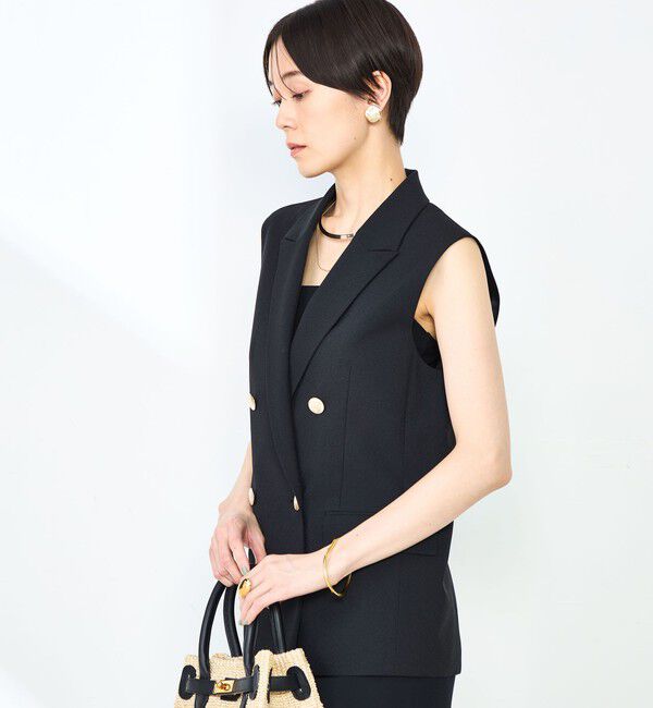 NOLLEY'S sophi「ウォッシャブルドライトロピカルジレ」|ベスト・ジレ|