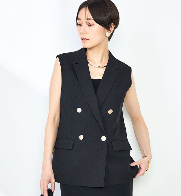 NOLLEY'S sophi「ウォッシャブルドライトロピカルジレ」|ベスト・ジレ|