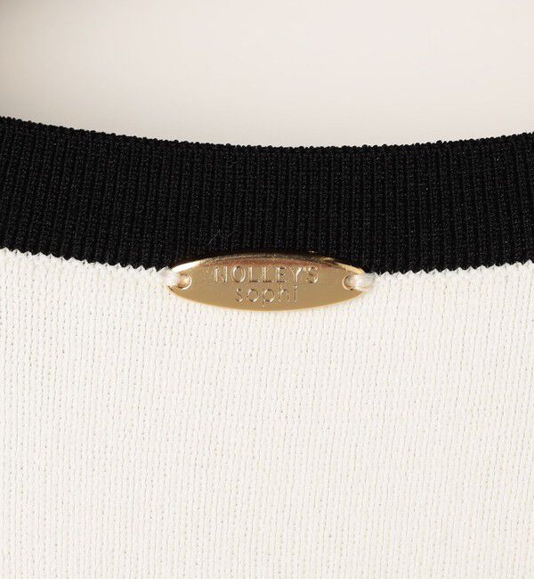 NOLLEY'S sophi「《アンサンブル対応》《手洗い可能》マルチファンクション総針ショートスリーブプルオーバーニット」|ニット・セーター|