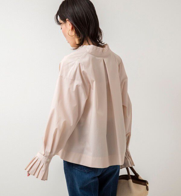 NOLLEY'S「フリル襟プルオーバーシャツ」|シャツ・ブラウス|