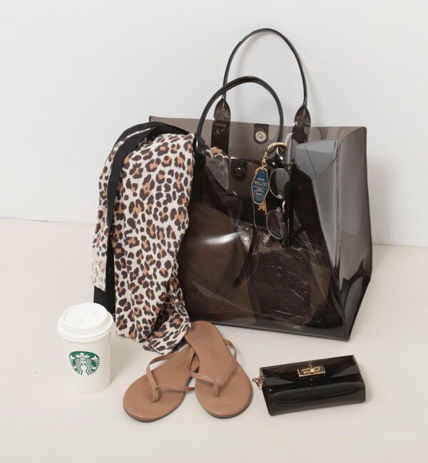 NOLLEY'S「PVCトート＆ミニバッグチャーム L」|トートバッグ|