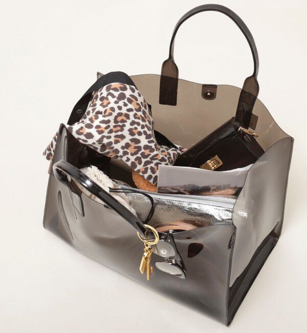 NOLLEY'S「PVCトート＆ミニバッグチャーム L」|トートバッグ|