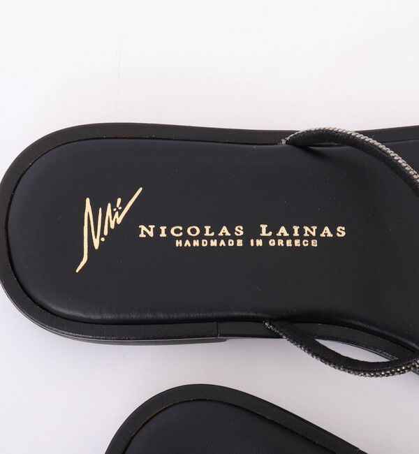 NOLLEY'S「【NICOLAS LAINAS/ニコラス ライナス】 メタリックフィンガーフックサンダル」|サンダル|