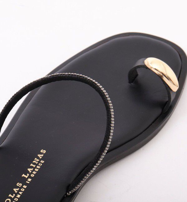 NOLLEY'S「【NICOLAS LAINAS/ニコラス ライナス】 メタリックフィンガーフックサンダル」|サンダル|