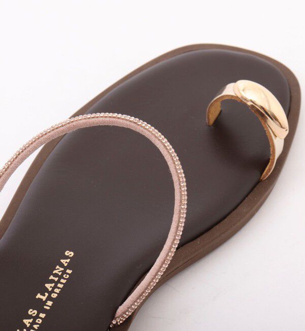 NOLLEY'S「【NICOLAS LAINAS/ニコラス ライナス】 メタリックフィンガーフックサンダル」|サンダル|