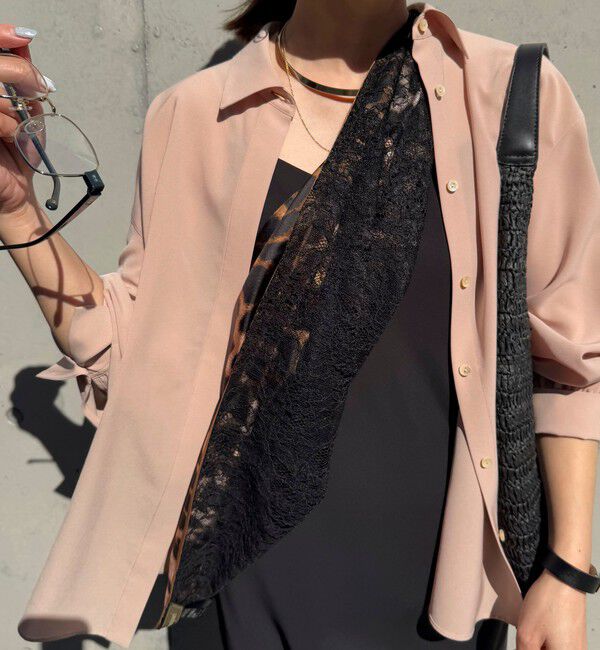 NOLLEY'S「【manipuri/マニプリ】レース三角スカーフ」|バンダナ・スカーフ|