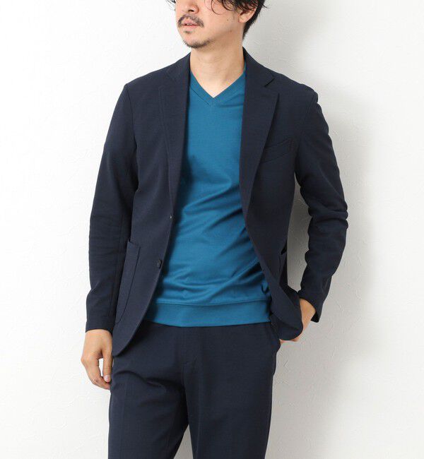 NOLLEY'S goodman「《ビジカジ対応》シルケットスムース Vネック ドレスTシャツ 25SS」|Tシャツ・カットソー|