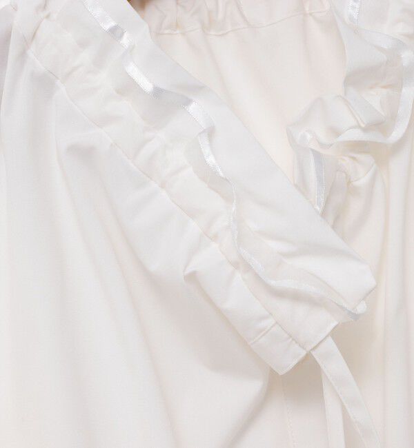 NOLLEY'S「衿フリルリボンブラウス」|シャツ・ブラウス|