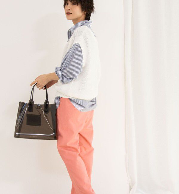 NOLLEY'S「《アンサンブル対応》《手洗い可能》ペーパーヤーン2WAYベスト」|ベスト・ジレ|