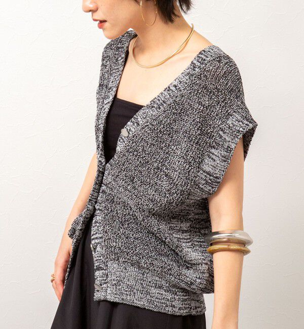 NOLLEY'S「《アンサンブル対応》《手洗い可能》ペーパーヤーン2WAYベスト」|ベスト・ジレ|