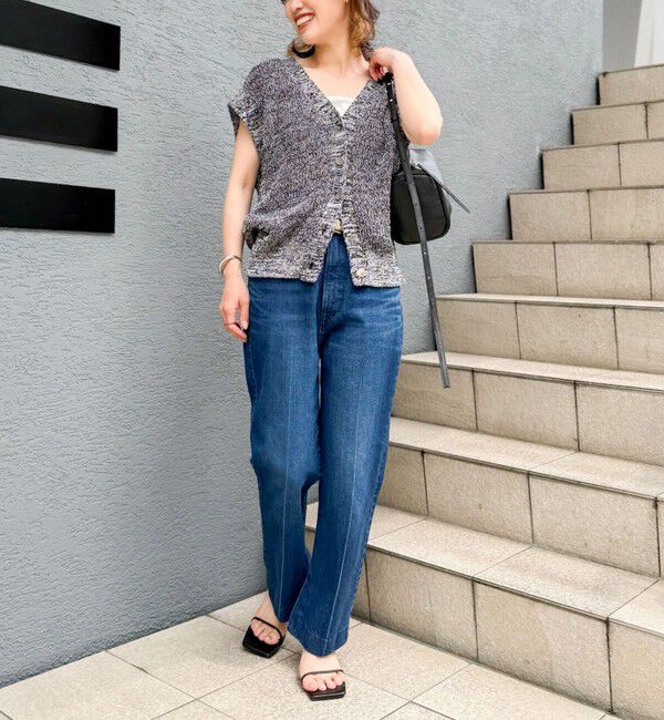 NOLLEY'S「《アンサンブル対応》《手洗い可能》ペーパーヤーン2WAYベスト」|ベスト・ジレ|