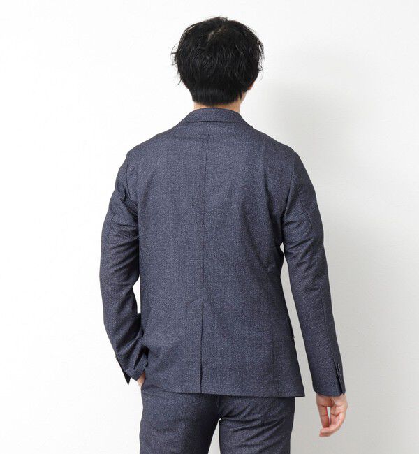 NOLLEY'S goodman「《ビジカジ/セットアップ対応》ドットサッカーストレッチジャケット 25SS」|テーラードジャケット|