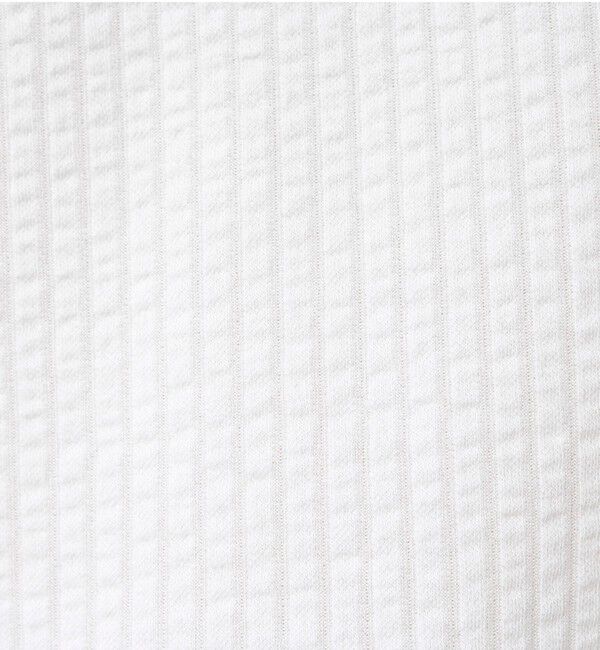 NOLLEY'S goodman「《ビジカジ対応》ハイゲージサッカーストライプ ワンピースカラーポロ ビズポロ 25SS」|ポロシャツ|