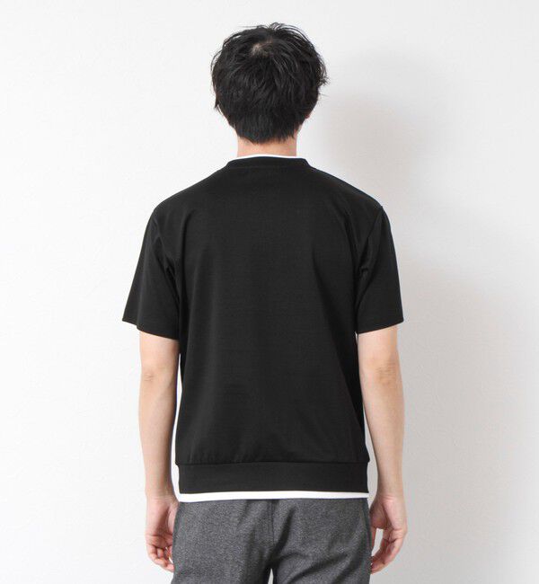 NOLLEY'S goodman「《接触冷感》スーピマコットン ダブルカラーTee 25SS」|Tシャツ・カットソー|