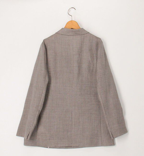 NOLLEY'S「ウォッシャブルラミーシャンブレーダブルジャケット」|テーラードジャケット|