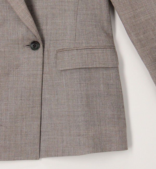 NOLLEY'S「ウォッシャブルラミーシャンブレーダブルジャケット」|テーラードジャケット|