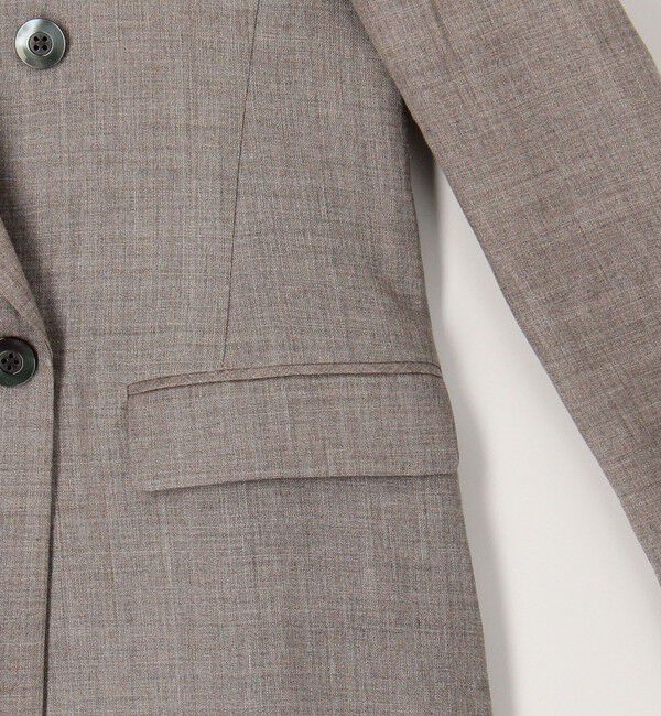 NOLLEY'S「ウォッシャブルラミーシャンブレーダブルジャケット」|テーラードジャケット|