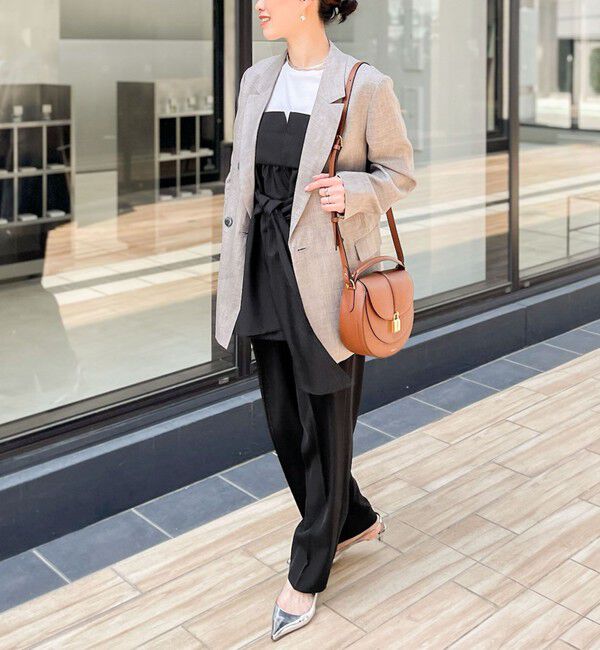 NOLLEY'S「ウォッシャブルラミーシャンブレーダブルジャケット」|テーラードジャケット|