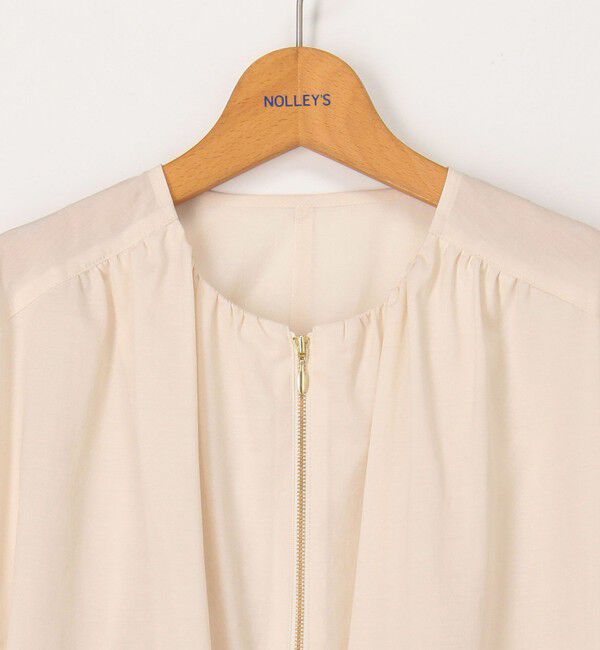 NOLLEY'S「ウォッシャブルブライトローンショートブルゾン」|ブルゾン・スタジャン|