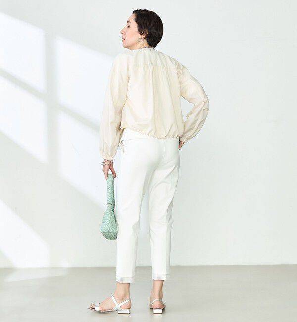 NOLLEY'S「ウォッシャブルブライトローンショートブルゾン」|ブルゾン・スタジャン|