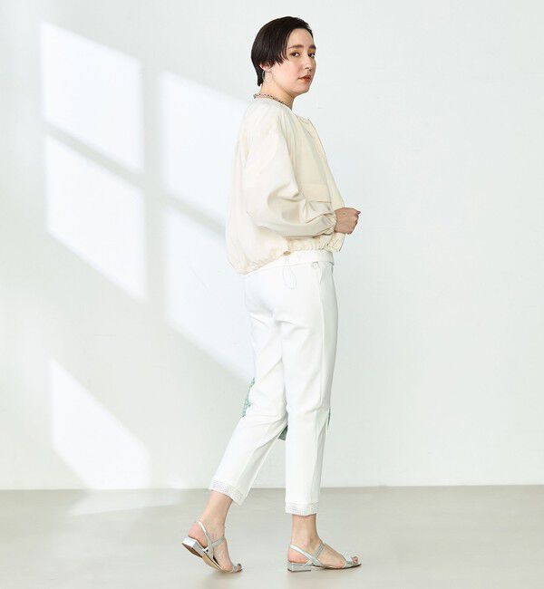 NOLLEY'S「ウォッシャブルブライトローンショートブルゾン」|ブルゾン・スタジャン|