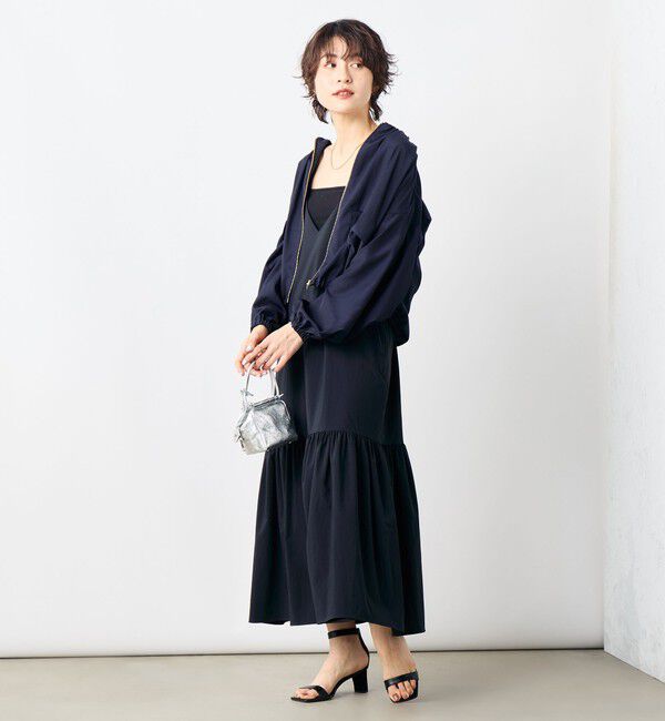 NOLLEY'S「ウォッシャブルブライトローンショートブルゾン」|ブルゾン・スタジャン|