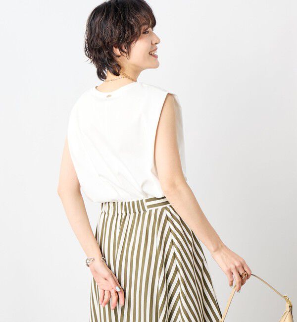 NOLLEY'S「高機能 LA＋スムースタックノースリーブカットソー」|Tシャツ・カットソー|