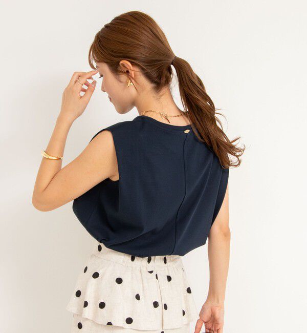 NOLLEY'S「高機能 LA＋スムースタックノースリーブカットソー」|Tシャツ・カットソー|