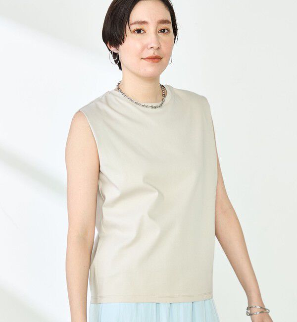 NOLLEY'S「高機能 LA＋スムースタックノースリーブカットソー」|Tシャツ・カットソー|