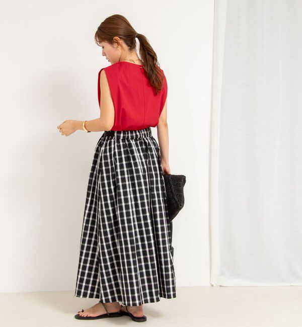 NOLLEY'S「高機能 LA＋スムースタックノースリーブカットソー」|Tシャツ・カットソー|