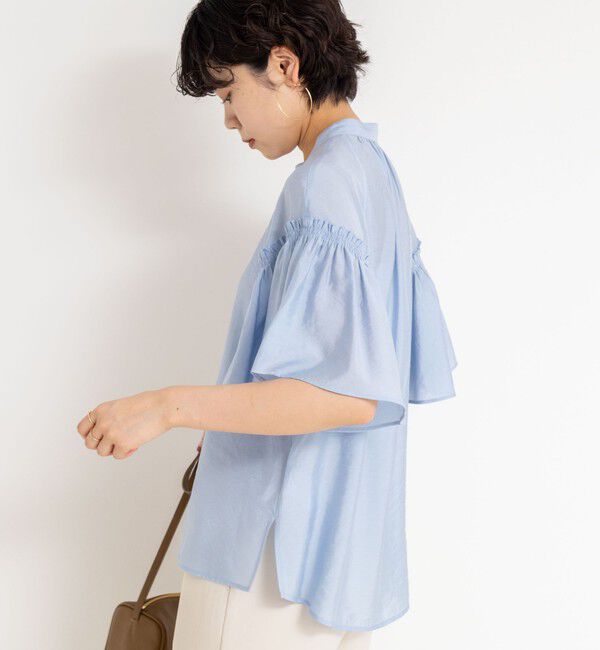 NOLLEY'S sophi「シアーフレアスリーブブラウス」|シャツ・ブラウス|