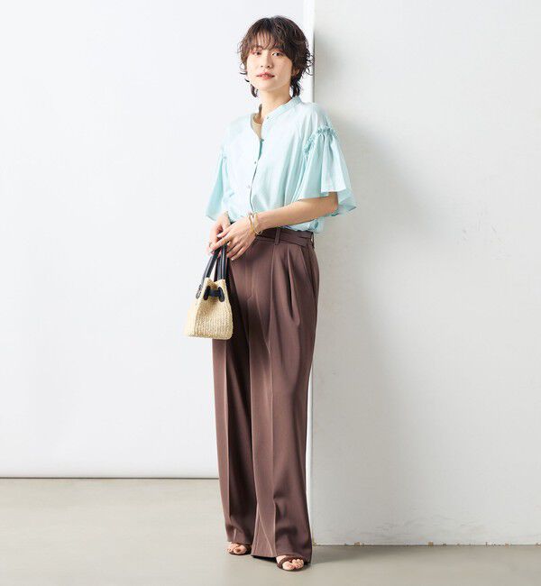 NOLLEY'S sophi「シアーフレアスリーブブラウス」|シャツ・ブラウス|