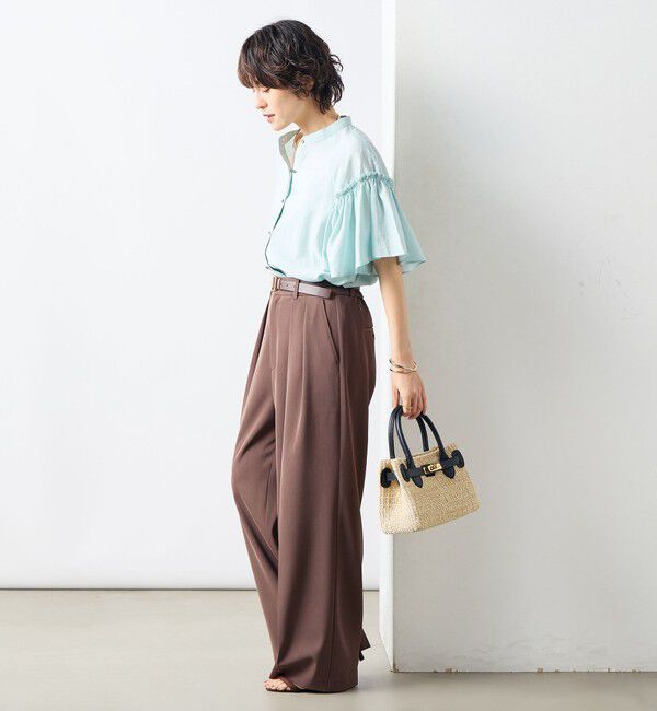 NOLLEY'S sophi「シアーフレアスリーブブラウス」|シャツ・ブラウス|