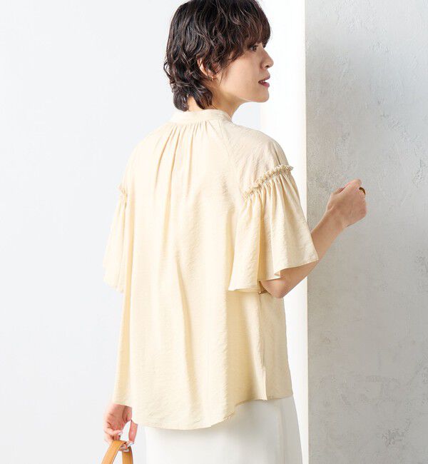 NOLLEY'S sophi「シアーフレアスリーブブラウス」|シャツ・ブラウス|