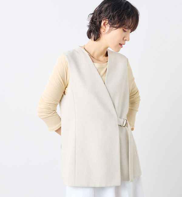 NOLLEY'S sophi「ウォッシャブルドライライトジレ」|ベスト・ジレ|