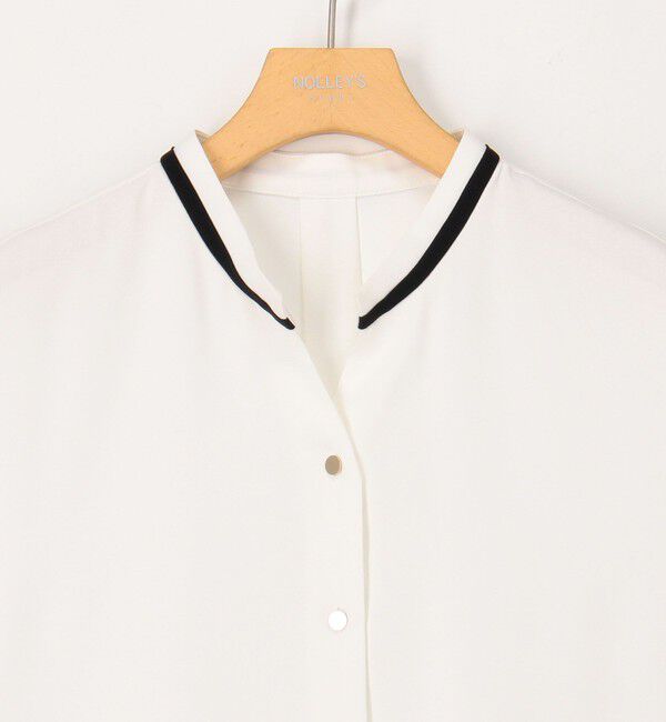 NOLLEY'S sophi「ペプラムリボンフレンチスリーブブラウス」|シャツ・ブラウス|