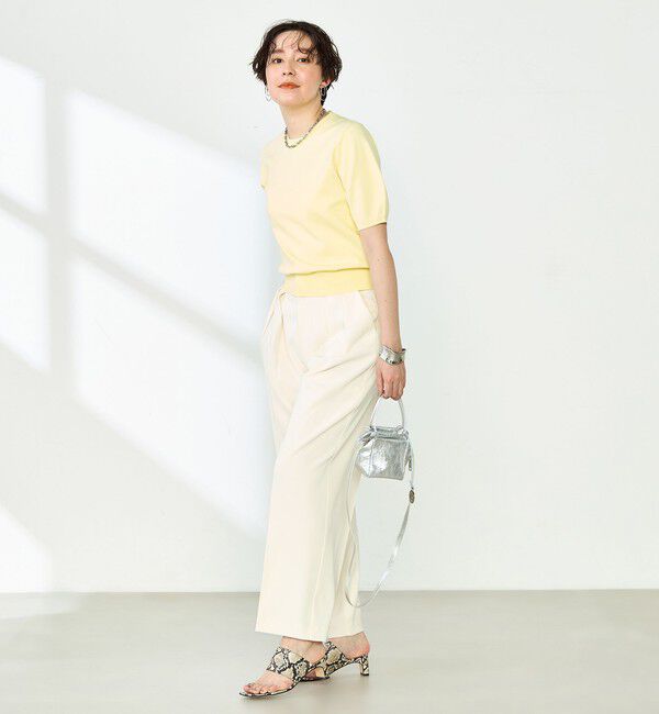 NOLLEY'S sophi「ウォッシャブル強撚ツイルワイドパンツ」|その他|