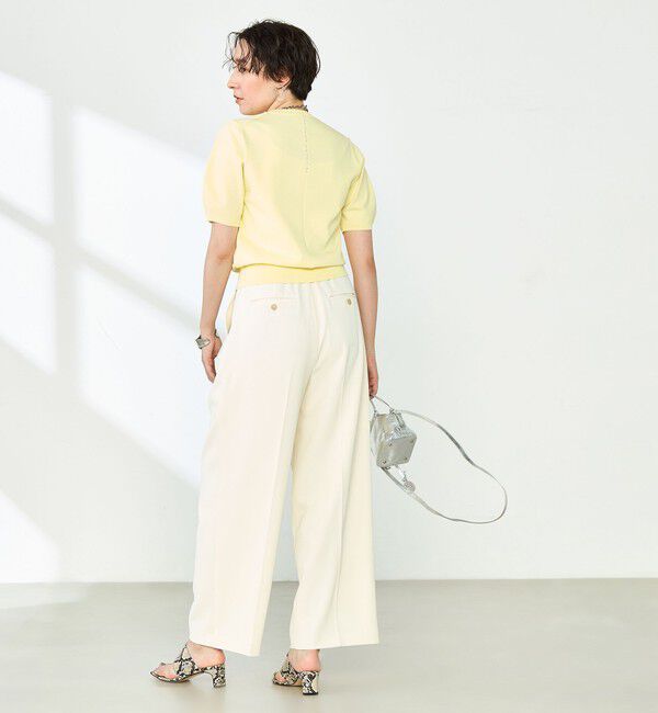 NOLLEY'S sophi「ウォッシャブル強撚ツイルワイドパンツ」|その他|