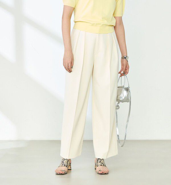 NOLLEY'S sophi「ウォッシャブル強撚ツイルワイドパンツ」|その他|